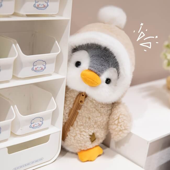 Image 2 Peluche pingouin 28 cm – Cadeau parfait enfant – Douceur pour toutes les occasions