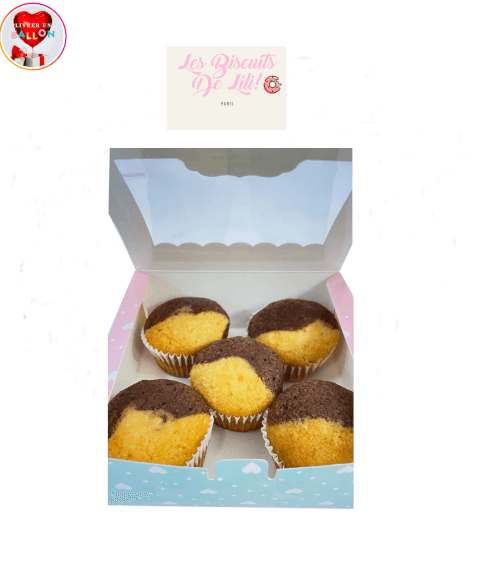 Image Mini Quatre Quart Marbré Chocolat By Livrer un Ballon