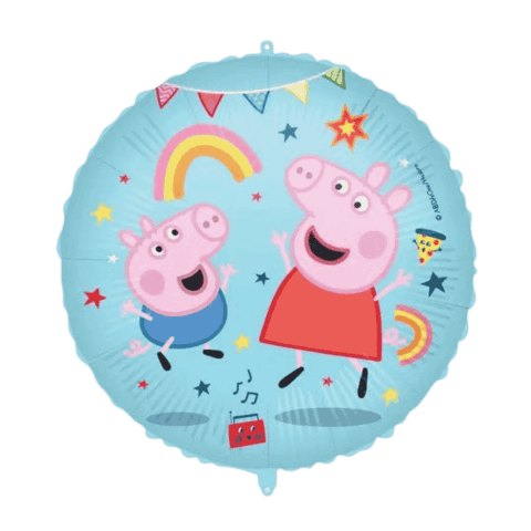 Image Bouquet de Ballons Peppa Pig Personnalisable – Une Surprise Amusante et Unique