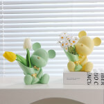 Vignette 3  Vase Ours Créatif – Décoration pour Arrangements Floraux