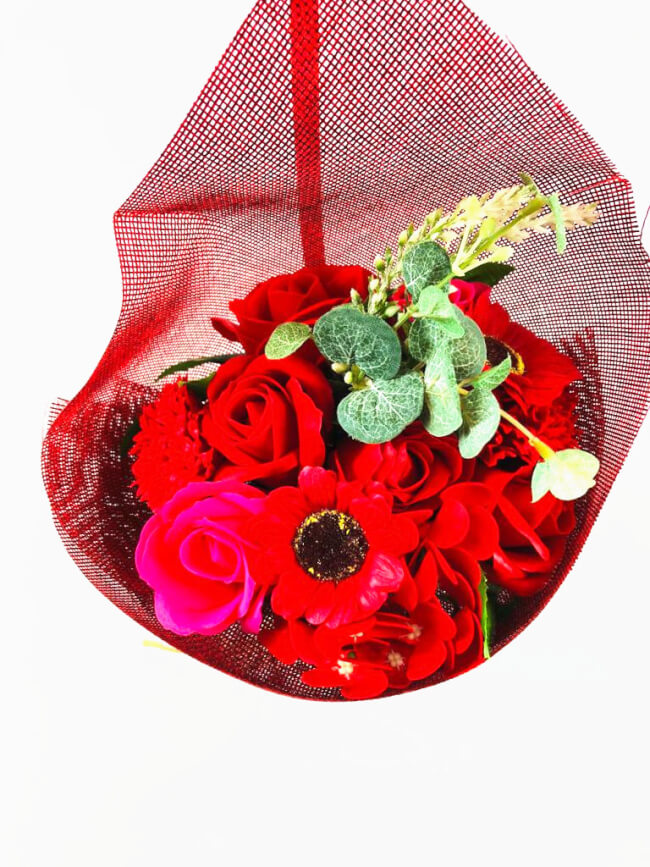 Image 2 Ballon Baroque+bouquet savon de rose