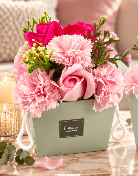 Image Bouquet de Fleurs en Savon Parfumées – Le Cadeau Parfait à Offrir
