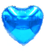 Vignette 3 Blue Heart Balloon