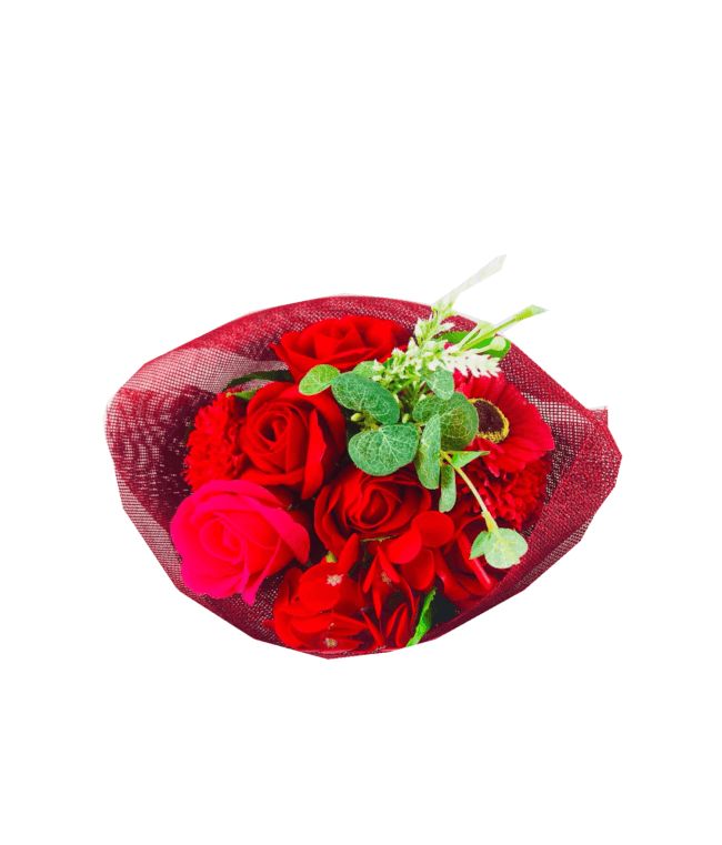 Image 2 Bouquet de roses rouges en savon