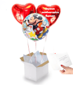 Vignette 3 Bouquet de Ballons Mickey Personnalisé – Cadeau Anniversaire Enfant
