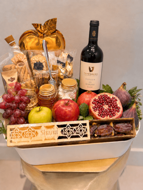 Image Corbeille de Roch Hachana 5787 – Élégance & Gourmandise – Strictement Cachère