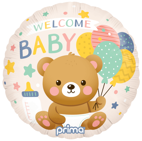 Image Ballon "Welcome Baby" – Un cadeau tendre pour célébrer une naissance
