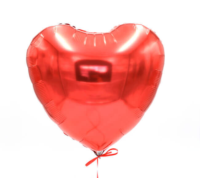 Image 2 Ballon coeur rouge 45cm