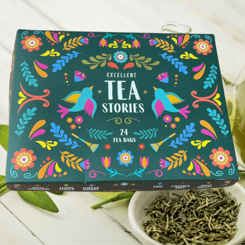 Image Coffret de thé composé de 24 sachets aux saveurs uniques