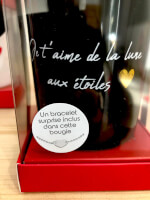 Vignette 3 Bougie "Je t'aime de la lune aux étoiles"Bracelet surprise
