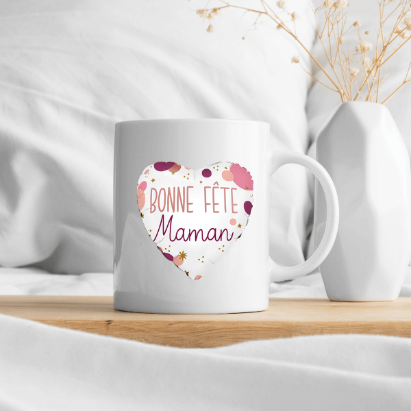 Image 2 Mug "Bonne fête Maman" – Avec un cœur qui dit tout