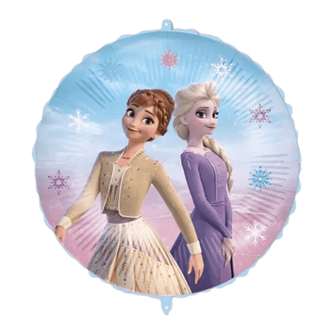 Image Bouquet de Ballons Reine des Neiges à Personnaliser – Une Surprise Magique et Féérique