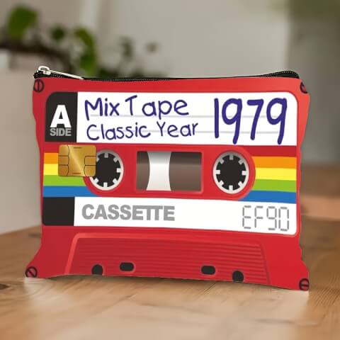 Image Trousse de Toilette Vintage 1979 – Cassette Rétro – Cadeau original pour toutes occasions