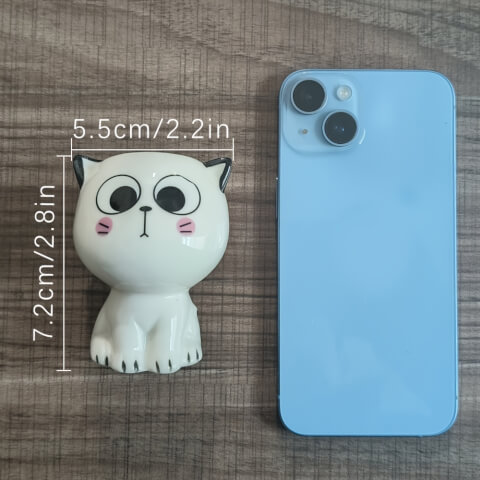 Image Pot de fleurs mini chat en céramique – Le cadeau déco qui fait craquer petits et grands