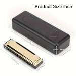 Vignette 3 Harmonica en acier doré – Le cadeau qui fait vibrer les émotions