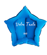 Vignette 3 Ballon Étoile Bleue – Un Cadeau Personnalisé pour une Surprise Inoubliable