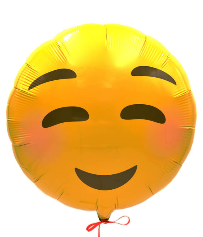 Image 2 Shy smiley balloon