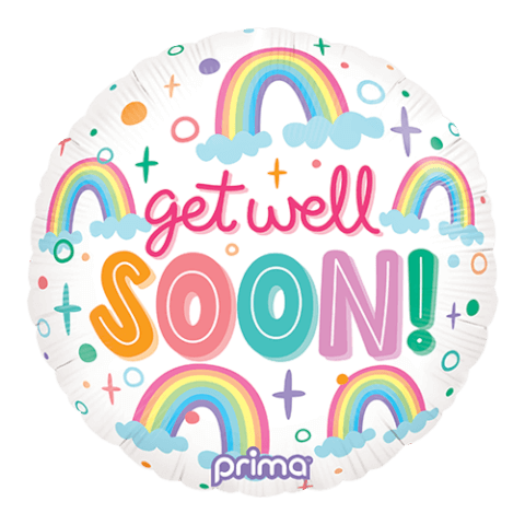 Image Bouquet de ballons "Bon rétablissement" 