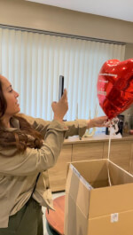 Vignette 3 Ballon Musical avec texte à personnaliser