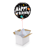 Vignette 3 Ballon Happy Birthday Espace