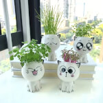 Vignette 3 Pot de fleurs mini chat en céramique – Le cadeau déco qui fait craquer petits et grands